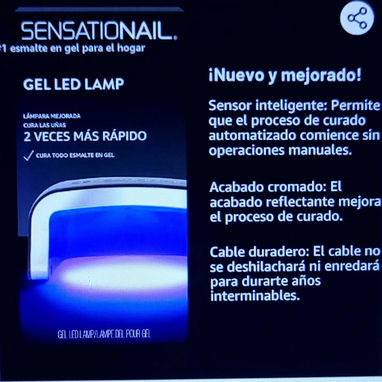 Lampara de secado rápido se puede conectar a power bank - 4/6