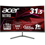 monitor Acer ED320QR Curvo 32inc/FHD/VA/1800R/FreeSync/1ms/165hz - Img 57781857