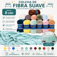 Colcha hipoalergénica de fibra suave, variedad de colores... - Img 57646674