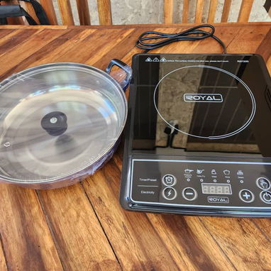 Cocina de Inducción Royal 1200w de 1 hornilla con cazuela * Precio 35 USD * - Img 111518930