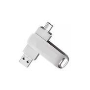 Memoria Usb 32gb Usb 3.1 Usb Type C Conecta directo al Celular o PC Plateada de Metal Marca Mgn Nueva Blister 8 usd - Img 55015931