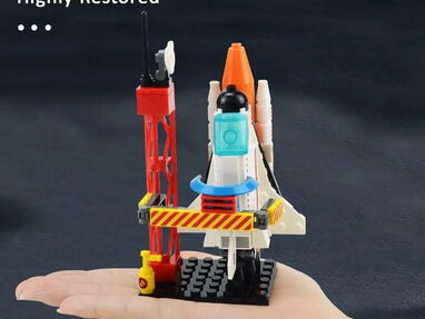 Juguete tipo LEGO para armar. Nave espacial. Didáctico para niños y adultos - Img main-image