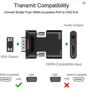 Adaptador HDMI-VGA (con audio) - Img 112156715