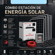 Kit Solar Must 6KW y 15KWh + 6 Paneles 600 W + 50 m de cable + caja de breakers + conectores. - Img 56724039