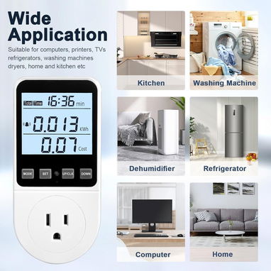 Medidor de potencia, monitor de uso de electricidad, consumo de energía para el hogar - Img 115137773