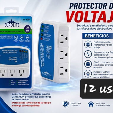 PROTECTORES DE VOLTAJE DE 220V y 110V NUEVOS EN CAJA!!! - Img 126560952