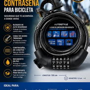Candado de contraseña para bicicletas y motos - Img 56630645