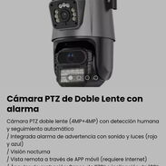 !!Cámara PTZ doble lente (4MP+4MP) con detección humana y seguimiento automático / Integrada alarma de advertencia!! - Img 45601063