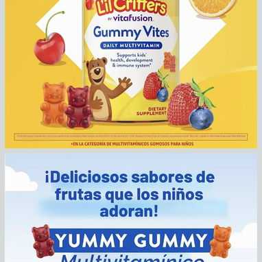 Multivitaminas en gomitas para niños(190 unidades) pomo grandee - 4/4