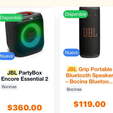 49usd 📲52774129 Venta de bocinas y audifonos jbl originales de varios modelos. Nuevas en caja. -flip 7,clip 4 - Img 124311485
