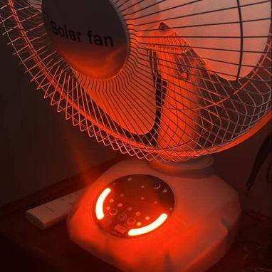 🟩Ventilador recargable con potente panel solar🟩 - Img 122893367