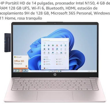 Laptop hp NUEVA rosa con dos discos duros - Img 123211799