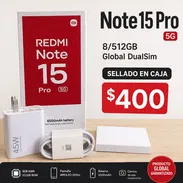 ⚫️ Xiaomi Note 15 Pro 5G (8GB+512GB) Global batería 🔋 6580Ah 💢Sellado En Caja 💢 - Img 56568837