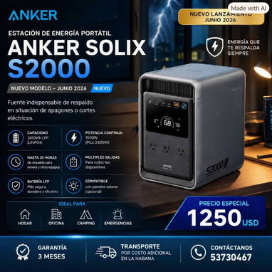 Estación de energía Anker Solix S2000 de 1500w - 2/2