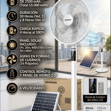 Ventilador recargable - Img 125673213