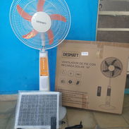 Ventilador recargable con su panel solar en 70 USD llamar al ☎️ 53577840 - Img 56869787