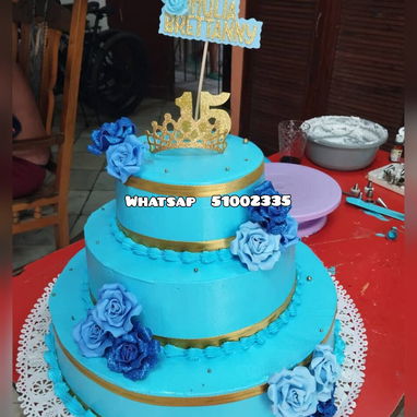 Cake para Fiestas de cumpleaños, aniversario,santos, boda,15 - 6/9