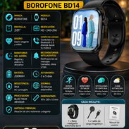 ⌚ SMARTWATCH ⌚ DEPORTIVO BOROFONE BD14. TENEMOS MENSAJERÍA CON FACTURA Y AGRANTÍA. 📲 54833699 - Img 57033770