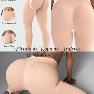 Licras Original Shein levanta glúteos tela gruesa no transparentan ✨ diseño inspiradas en la marca Dfyne y Gymshark - 4/5