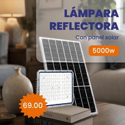 Lámpara reflectora solar con panel solar 5000w - Img 56124158