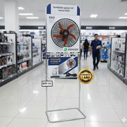 Ventilador de pared 18" negro y naranja con mando a distancia, un año de garantía. Propiedad, Factura y Slip de compra - Img 52055689