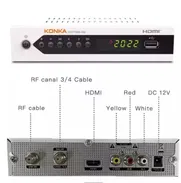 Caja decodificadora KONKA//Tenga canales HD en su TV analógico//1 HDMI; 1 RCA, cable de alimentación 12V y mando//Nuevas - Img 48436946