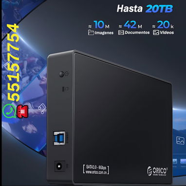 Caja de disco duro modelo Orico 3588US3 ▌Guarde todos sus archivos en un lugar seguro fuera de sus equipos de computo - Img 105016780