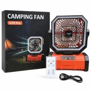 Ventilador recargable con luz led con bluetooth 5.2 - Img 57167119
