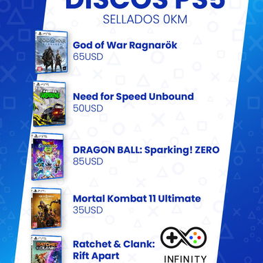 INFINITY PLAY-VENTA DE DUALSENSE EDICIÓN LIMITADA Y JUEGOS DE PS5 - Img 124118415