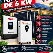 Kit solar de 6 kw  Inversor híbrido Must de 6 kw para la 110/220 v - Img 57401272