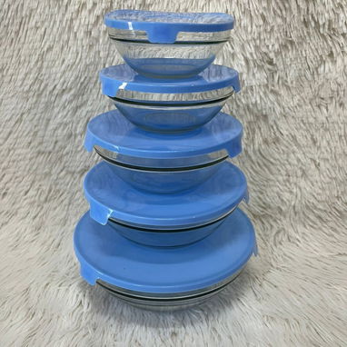 Set de 5 pozuelos de cristal en 4200cup Colores disponibles  ❤️Rojo 💛Amarillo 💚Verde 💙Azul - 4/4
