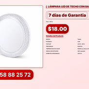 LÁMPARA LED DE TECHO CON BASE GIRATORIA VPT#-0195 - Img 56829881