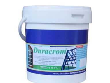 Se vende pintura esmalte sintético Duracrom sellada 4L, color Cocoa - Img main-image