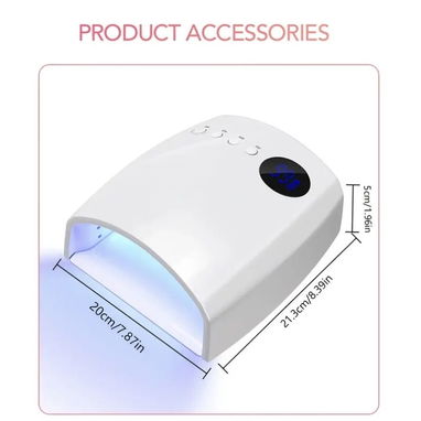 LÁMPARA UV/ LED PROFESIONAL RECARGABLES 168w - 5/7