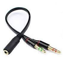 Cable divisor de auriculares y micrófono para PC. Nuevos en su estuche. 52419568. Domicilio por un precio adicional - Img 105768501