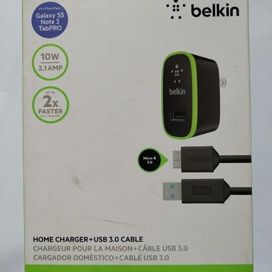 Cargador belkin USB-C 10W,  Galaxy S5, Note3 ,TabPRO  UP TO 2x FASTER DATA TRANSFER 53274327 - Img 103442521