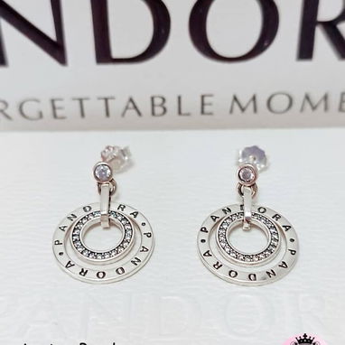 Aretes Pandora. Precios en cada foto. Garantía incluida en su compra. Mensajería disponible. LM joyería - 3/10