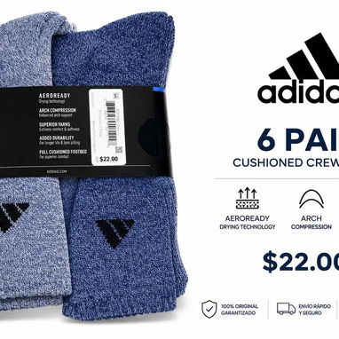 MEDIAS ADIDAS ORIGINALES! POR PAR - Img 121651578