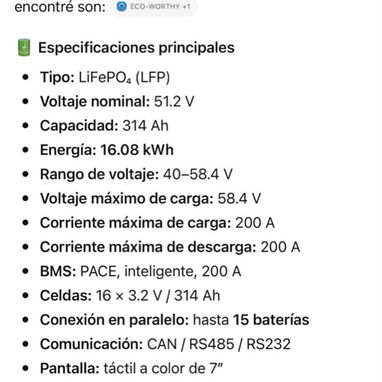 BATERIA DE 16KW - 2/2