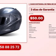CASCO INTEGRAL DE FIBRA DE CARBONO VPT#-0155 - Img 56828858
