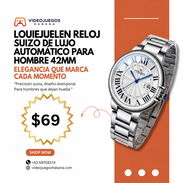 LOUIEJUELEN Reloj Suizo de Lujo Automático para Hombre 42mm | videojuegoshabana.com - Img 55481923