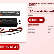 INVERSOR DC-AC 72V a 120V - 3000W Q7-LUMINA VPT-0145 - Img 56206686