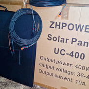 PANEL SOLAR PORTATIL PLEGABLE de 400 W incluye 10 metrosnde cable para ecoflow. - Img 56951171