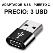 NECESITAS UN PUERTO C EN TU LAPTOP... TU SOLUCIÓN ES ESTE ADAPTADOR USB A PUERTO C - Img 53032886