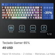 Teclado Gamer 65% Retroiluminado - Img 57836247