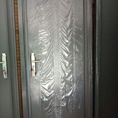 Puerta de metal cromado para exteriores de varias medidas - 2/4