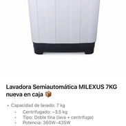Lavadora semiautomática Milexus 7kg nueva - Img 54951596