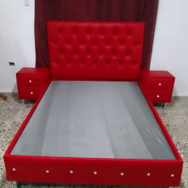 Camas capitoniadas de lujo,transporte sin costo regalo una pareja de almohada - 3/3
