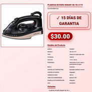 PLANCHA DE ROPA SOKANY SK-YD-2119 . - Img 57897004