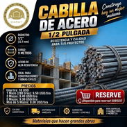 Barra de acero de media,tiras de 9m al mejor precio del mercado. - Img 57895328